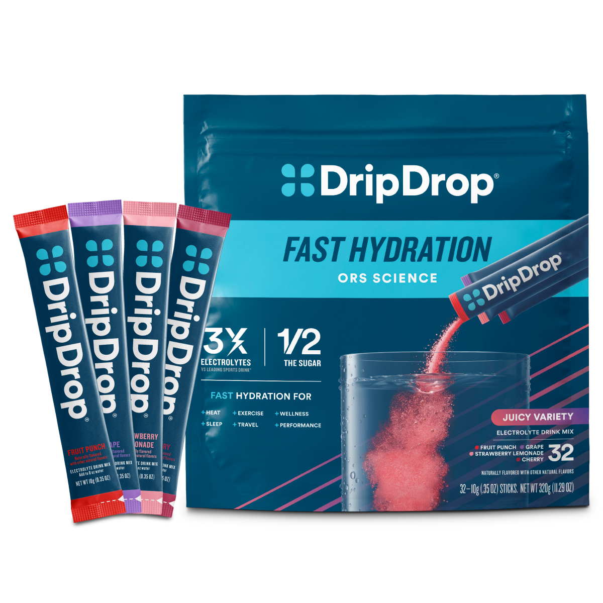 dripdrop-juicy-variety-pack-electrolyte-powder-8-oz-sticks-32-count-j2 Juicy_Variety_-_32ct_-_Transparent.png