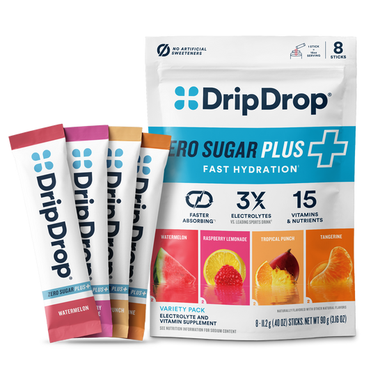 dripdrop-zero-sugar-plus-watermelon-tangerine-tropical-punch-raspberry-lemonade-16-oz-sticks-8-count-a1 Pouch_8ct_Front16ozSticks_VSPlus_Variety_A.png